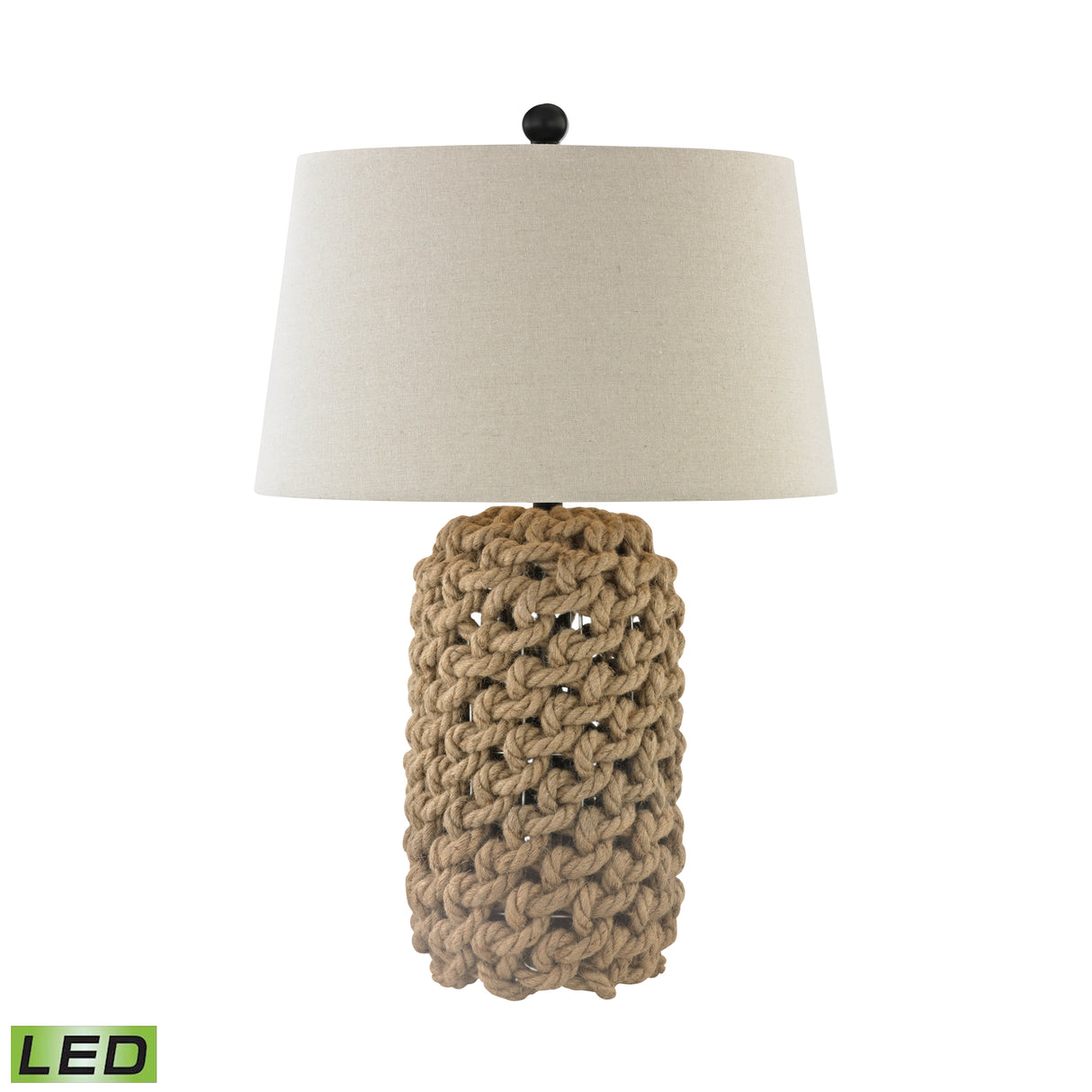 Elk D3050-LED Rope 29.5'' High 1-Light Table Lamp - Natural - Includes LED Bulb