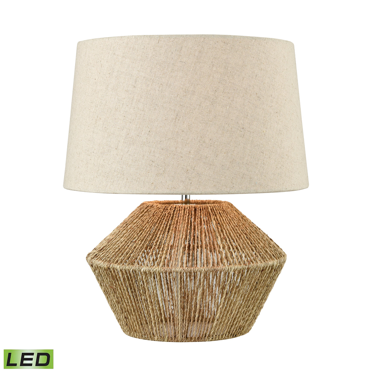 Elk D3781-LED Vavda 19.5'' High 1-Light Table Lamp - Natural - Includes LED Bulb