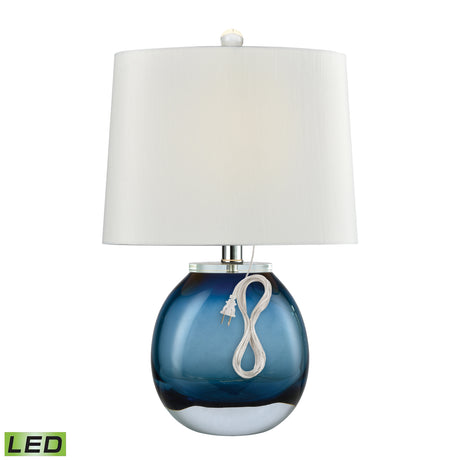 Elk D3854BL-LED Playa Linda 19'' High 1-Light Table Lamp - Blue - Includes LED Bulb