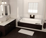 MAAX 101456-000-001-100 Pose 6030 Acrylic Drop-in End Drain Bathtub in White