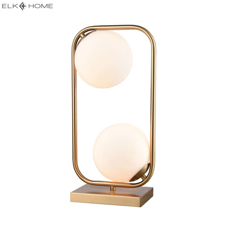 Elk D4156 Moondance 18'' High 2-Light Table Lamp - Aged Brass