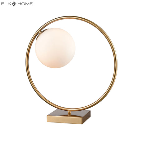 Elk D4157 Moondance 15'' High 1-Light Table Lamp - Aged Brass