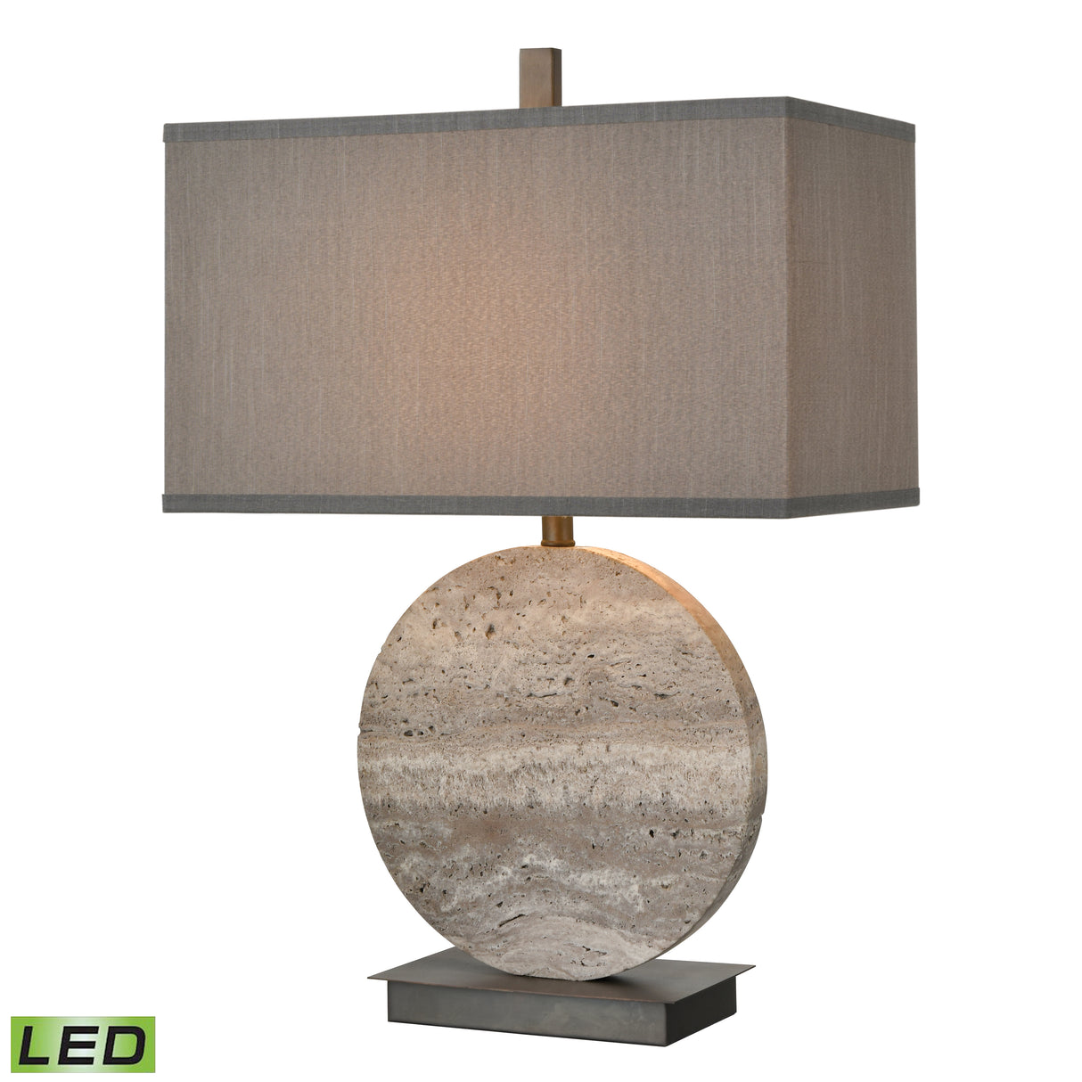 Elk D4232-LED Vermouth 26.5'' High 1-Light Table Lamp - Gray - Includes LED Bulb