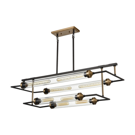 Elk D4336 North By North East 40'' Wide 8-Light Linear Chandelier - Oil Rubbed Bronze