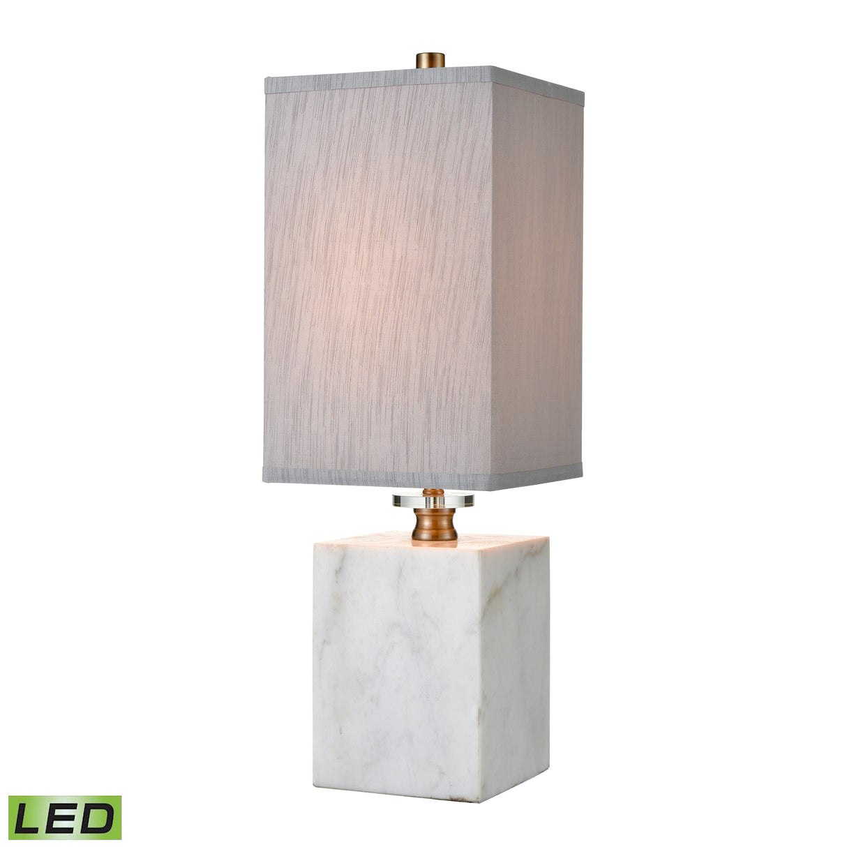 Elk D4491-LED Stand 24'' High 1-Light Table Lamp - Clear - Includes LED Bulb