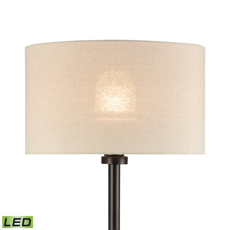 Elk D4548-LED Musee 62'' High 1-Light Outdoor Floor Lamp - Slate - Includes LED Bulb