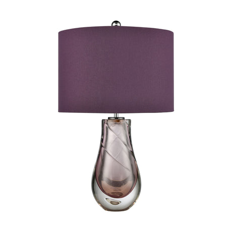 Elk D4559 Dusty Rose 22'' High 1-Light Table Lamp - Purple
