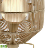 Elk D4622-LED Corsica 32'' High 1-Light Outdoor Floor Lamp - Beige - Includes LED Bulb