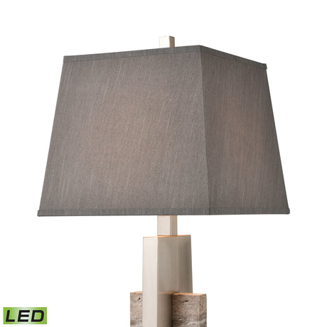 Elk D4668-LED Rochester 32'' High 1-Light Table Lamp - Brushed Nickel - Includes LED Bulb