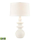 Elk D4694-LED Depiction 32'' High 1-Light Table Lamp - Matte White - Includes LED Bulb
