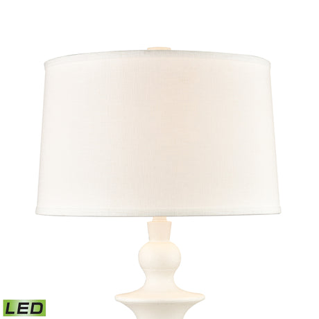 Elk D4694-LED Depiction 32'' High 1-Light Table Lamp - Matte White - Includes LED Bulb