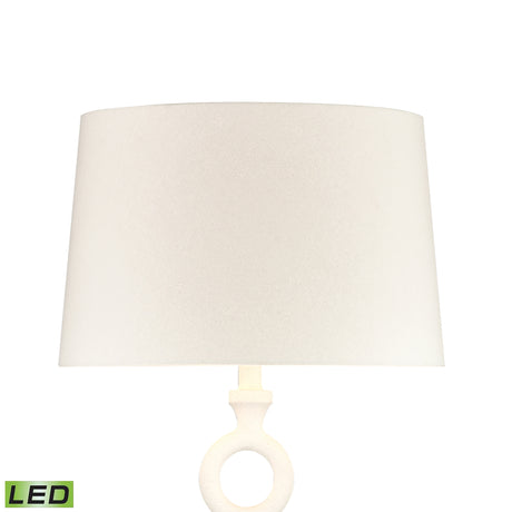 Elk D4698-LED Hammered Home 67'' High 1-Light Floor Lamp - Matte White - Includes LED Bulb