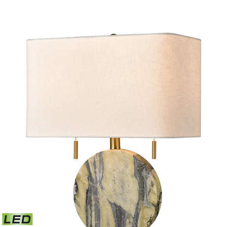 Elk D4705-LED Carrin 26'' High 2-Light Table Lamp - Honey Brass - Includes LED Bulbs