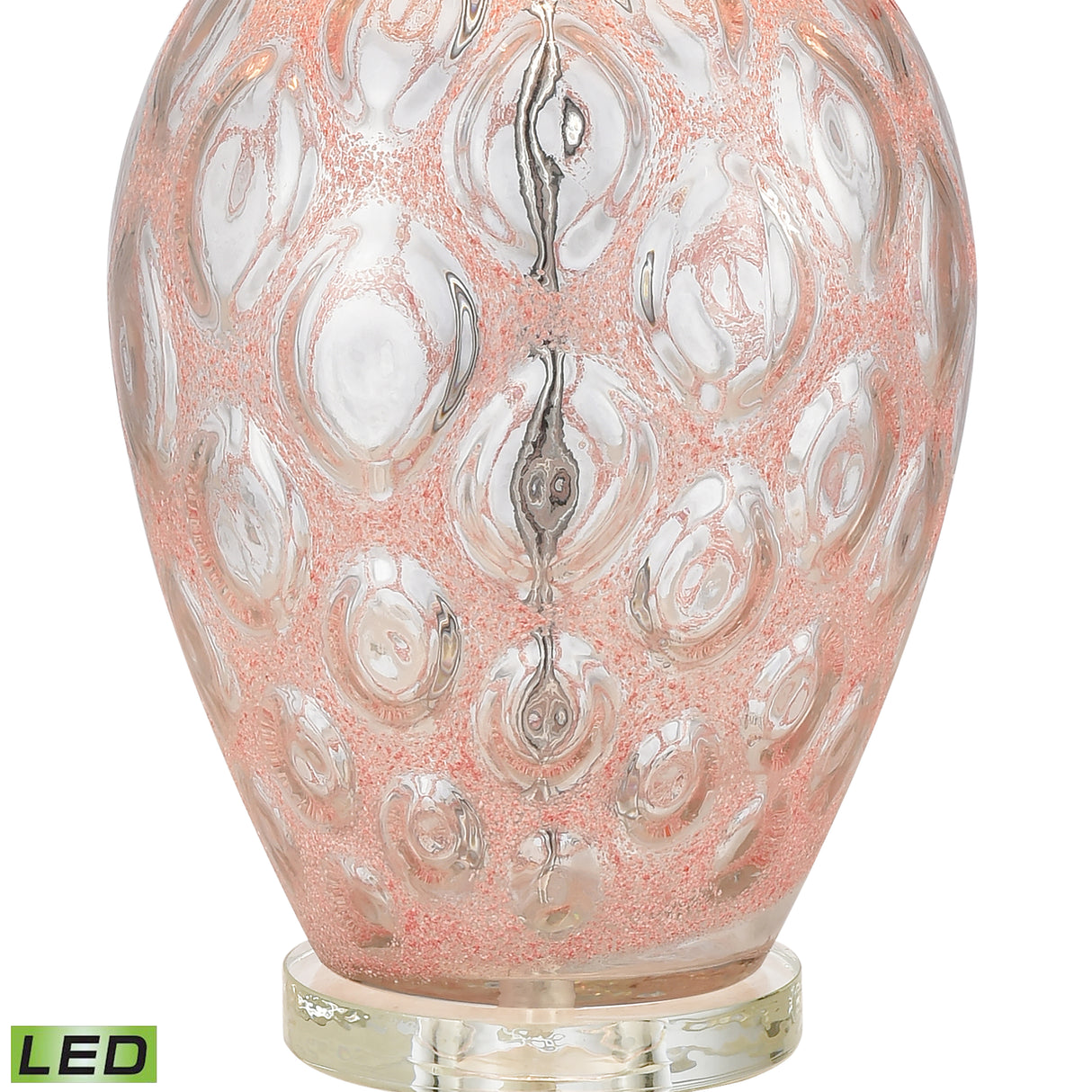 Elk D4707-LED Bayside 31'' High 1-Light Table Lamp - Pink - Includes LED Bulb