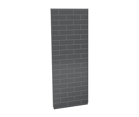 MAAX 103409-301-019 Utile 32 in. Composite Direct-to-Stud Side Wall in Metro Thunder Grey