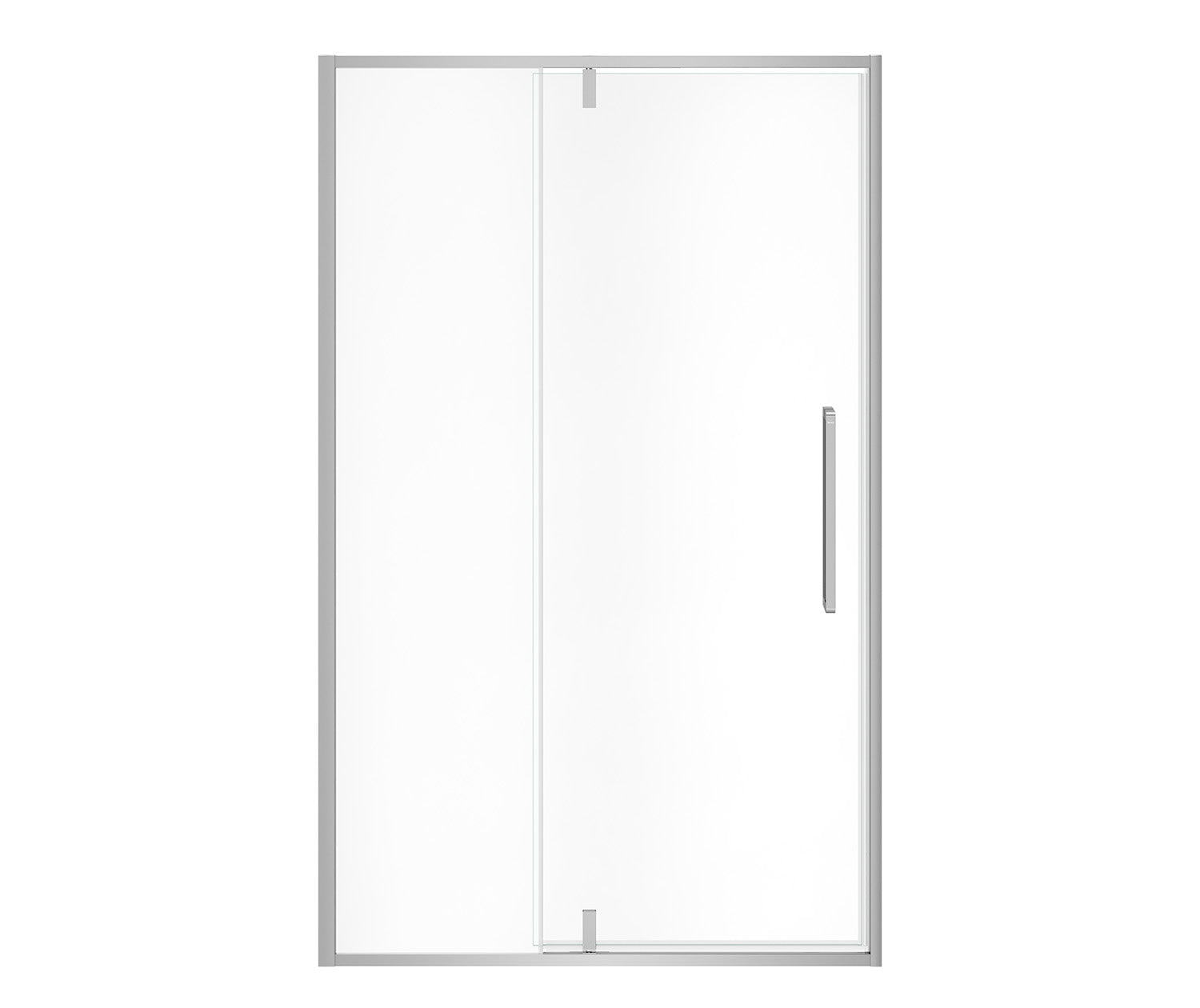 MAAX 135325-900-084-000 Uptown 45-47 x 76 in. 8 mm Pivot Shower Door for Alcove Installation with Clear glass in Chrome