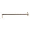 Brushed Nickel 16" Round Wall Shower Arm