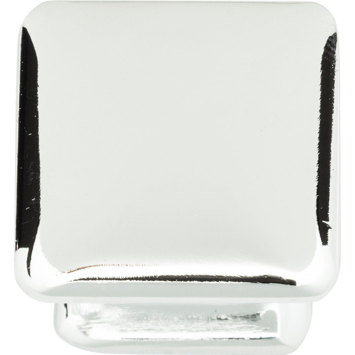 Atlas Homewares Alcott Square Knob 1 1/4 Inch Polished Chrome