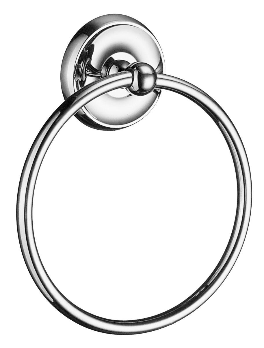 Smedbo Villa Towel Ring in Polished Chrome