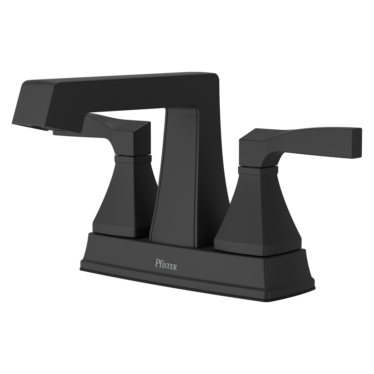 Holliston 4 in Centerset Bathroom Faucet in Spot Defense Matte Black