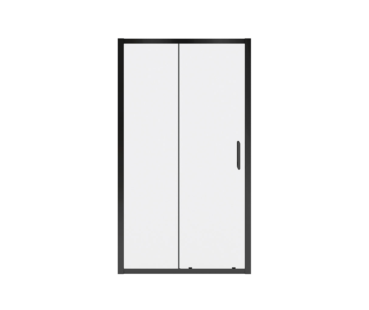 MAAX 135235-900-340-000 Connect Pro 43 ½-45 x 76 in. 6mm Sliding Shower Door for Alcove Installation with Clear glass in Matte Black