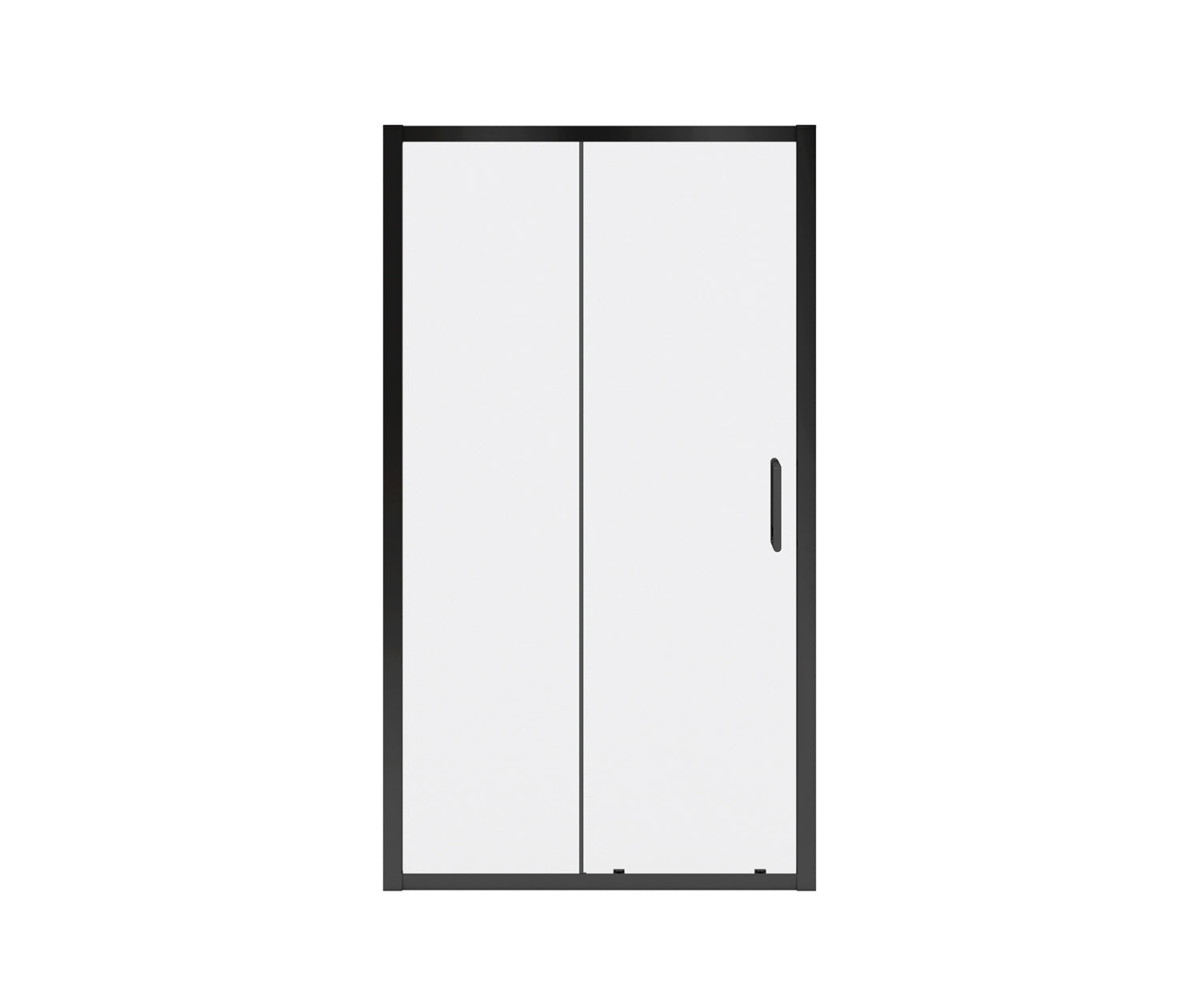 MAAX 135235-900-340-000 Connect Pro 43 ½-45 x 76 in. 6mm Sliding Shower Door for Alcove Installation with Clear glass in Matte Black