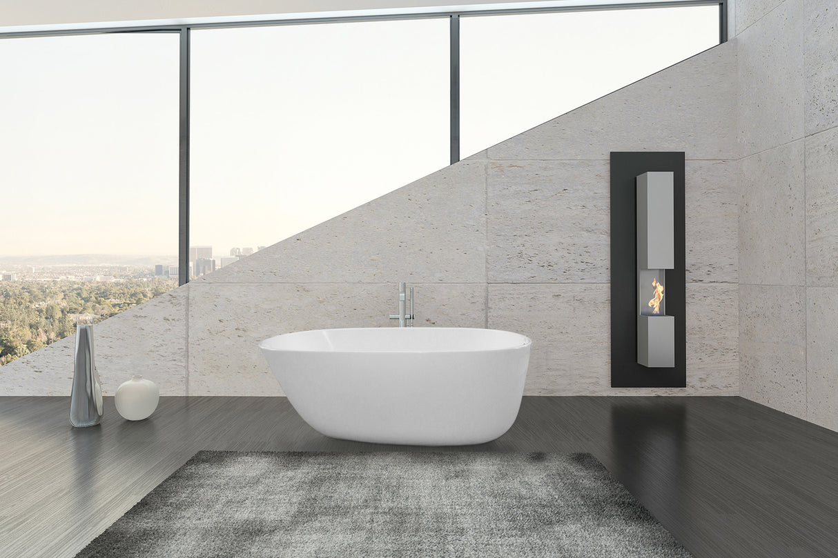 Hydro Systems CRY8448SWP-WHI CRYSTAL 8448 STON W/ WHIRLPOOL SYSTEM - WHITE