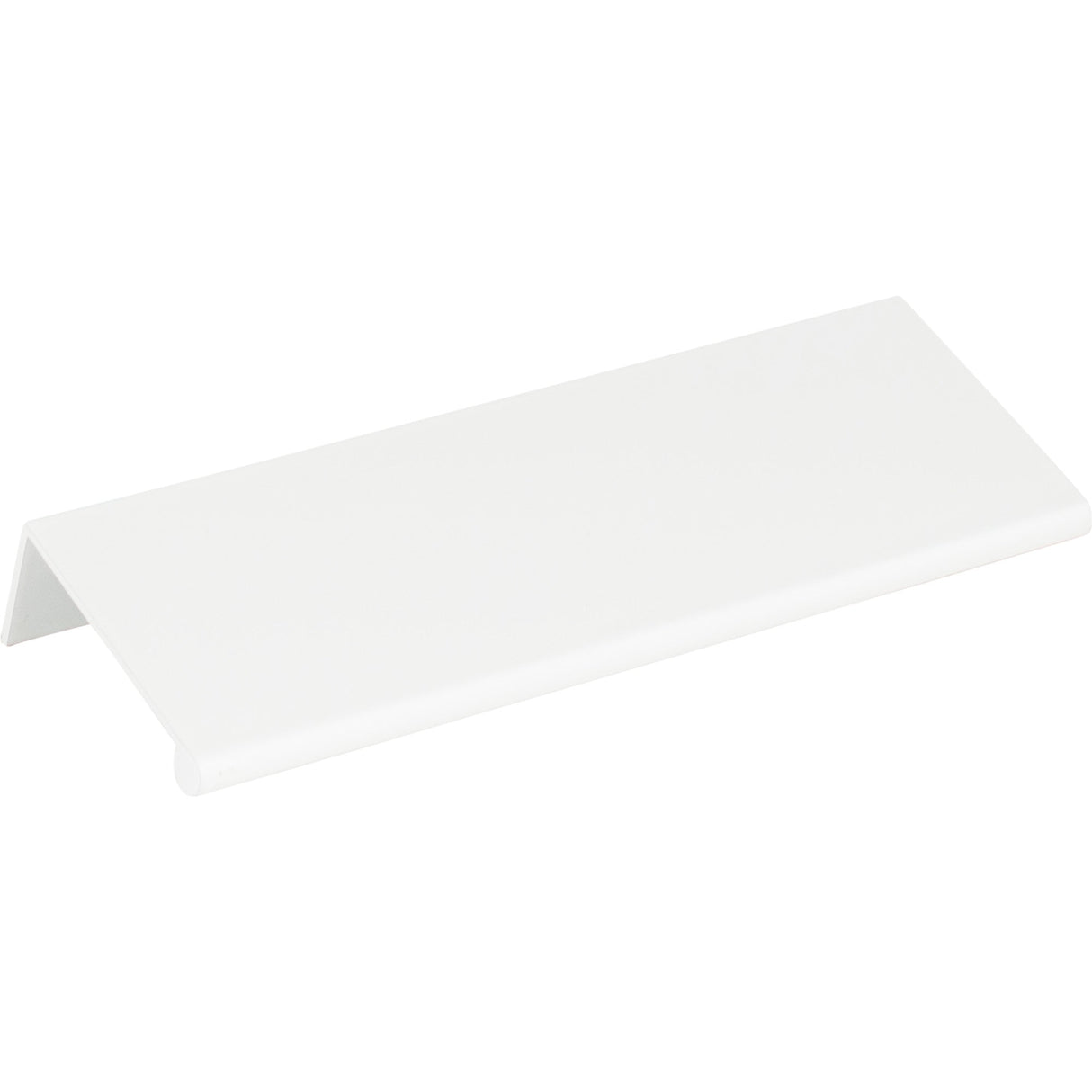 Atlas Homewares Tab Edge Pull 4 5/16 Inch (c-c) High White Gloss