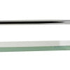 ALFI brand AB9549 Polished Chrome Wall Mounted Double Glass Shower Shelf Bathroom Accessory