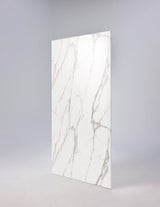 Wetwall Panel Augusta Calacatta 36in x 72in Groove Edge to Flat Edge W7055