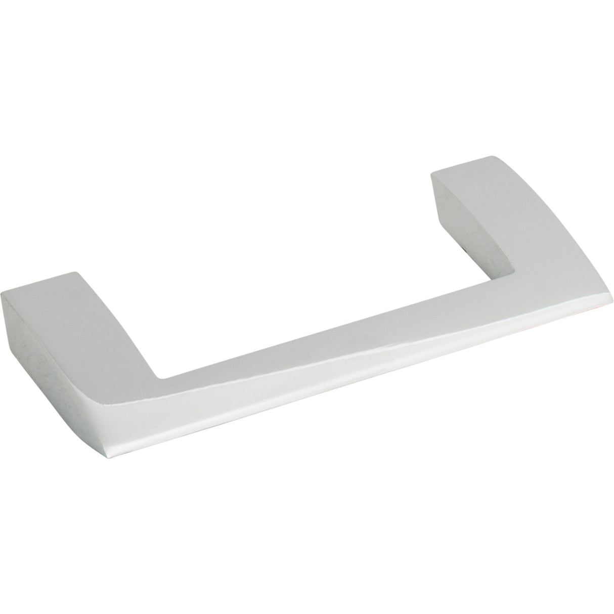 Atlas Homewares Angled Drop Pull 3 3/4 Inch (c-c) Polished Chrome