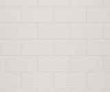 Swanstone MTMK84-3636 36 x 36 x 84 Swanstone Metro Subway Tile Glue up Shower Wall Kit in White MTMK843636.010