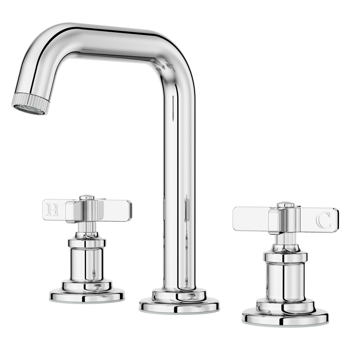 Winter Park 2-Handle 8" Widespread Wallmount Bathroom Faucet in Polished Chrome