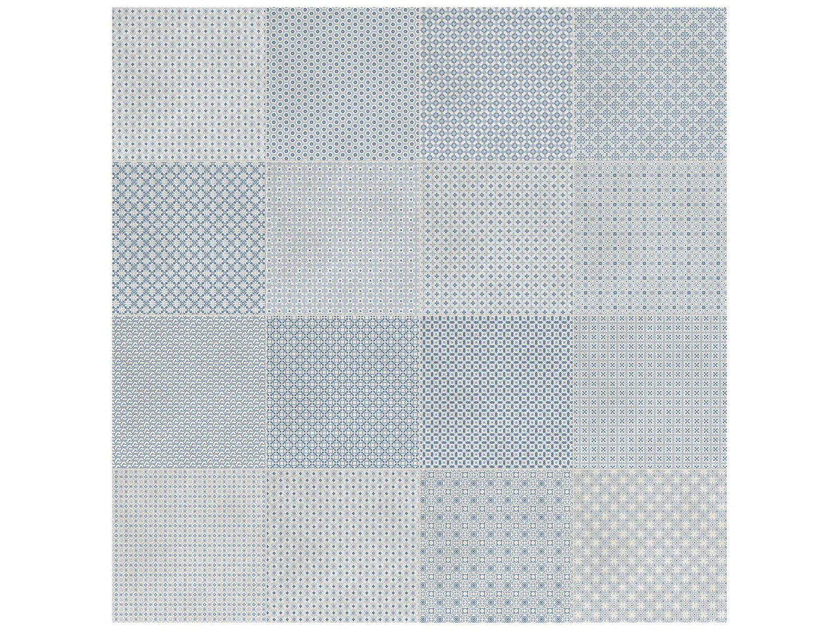 Anatolia Tile 8X8 Tapestri Denim Blend 4500-0978-0 Anatolia Denim Blend 8x8 - premium natural stone mosaic tile from Anatolia Tile, available at PoshHaus showroom in Keene, NH