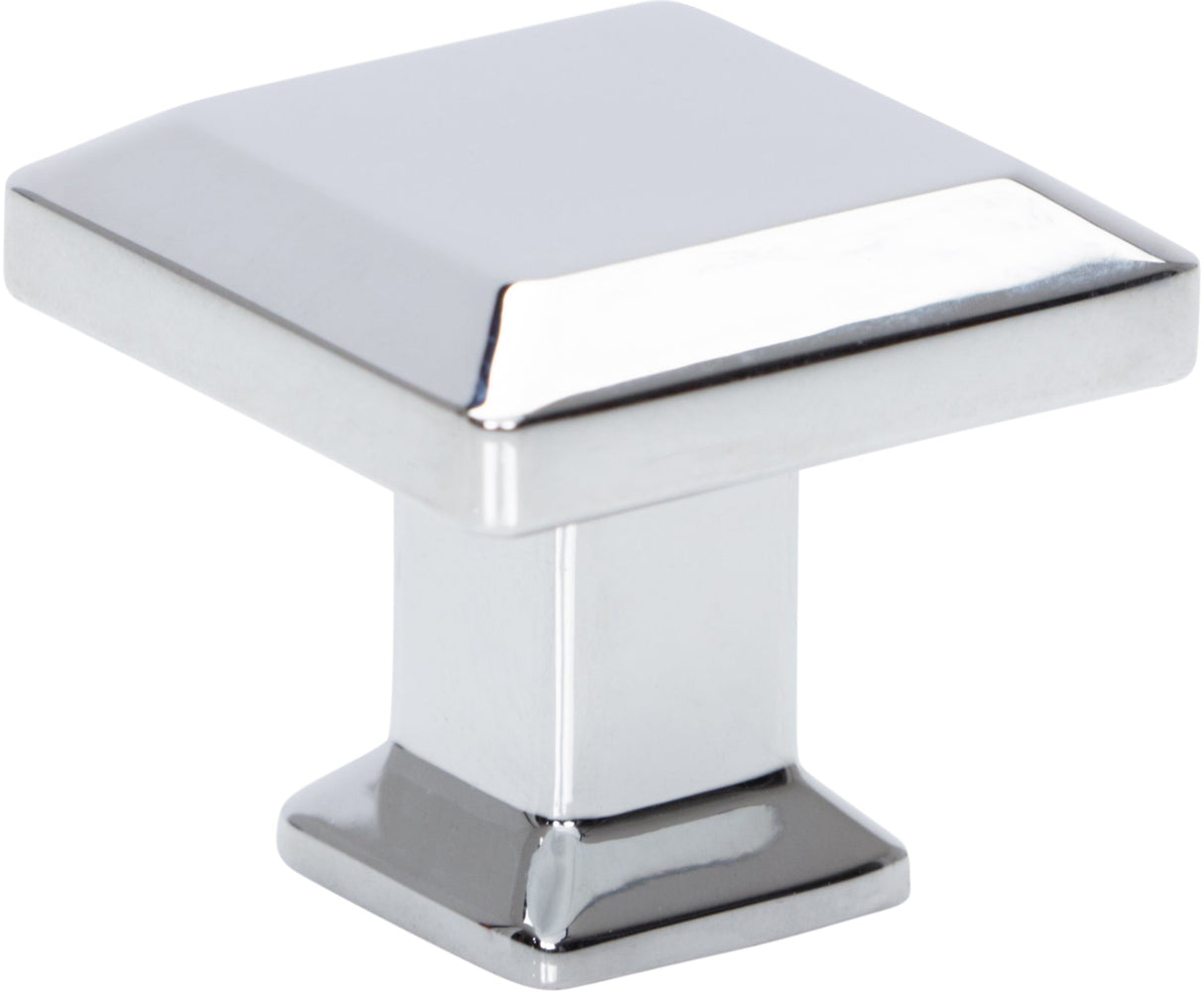 Atlas Homewares Sweetbriar Lane Square Knob 1 1/4 Inch Polished Chrome