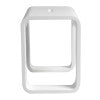 White Matte Solid Surface Resin Bathroom / Shower Stool