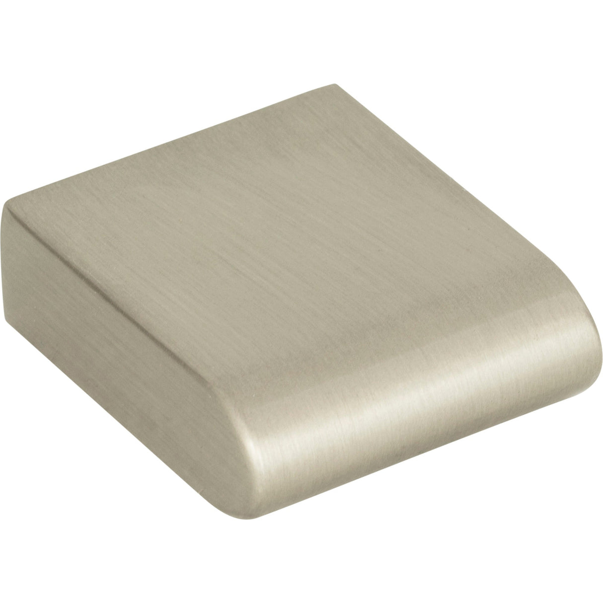 Atlas Homewares Round Rail Knob 1 1/8 Inch Brushed Nickel