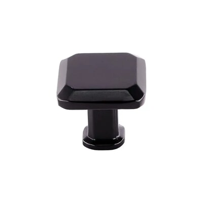28mm Square Knob Matte Black