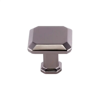 28mm Square Knob Dark Pewter
