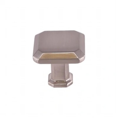 28mm Square Knob Satin Nickel
