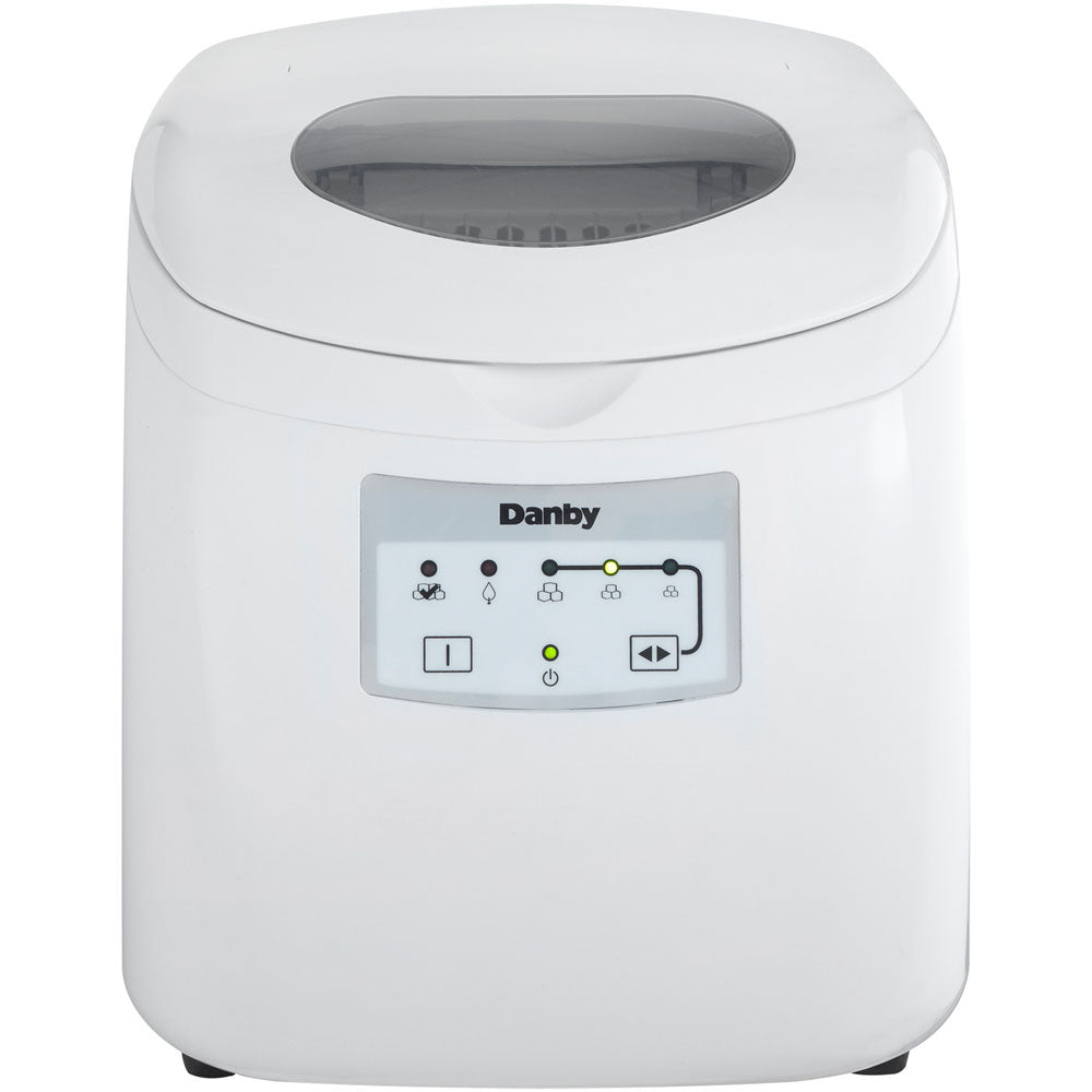 Danby DIM2500WDB Portable Ice Maker, LED Display, Stores Approximately 150 Ice Cubes