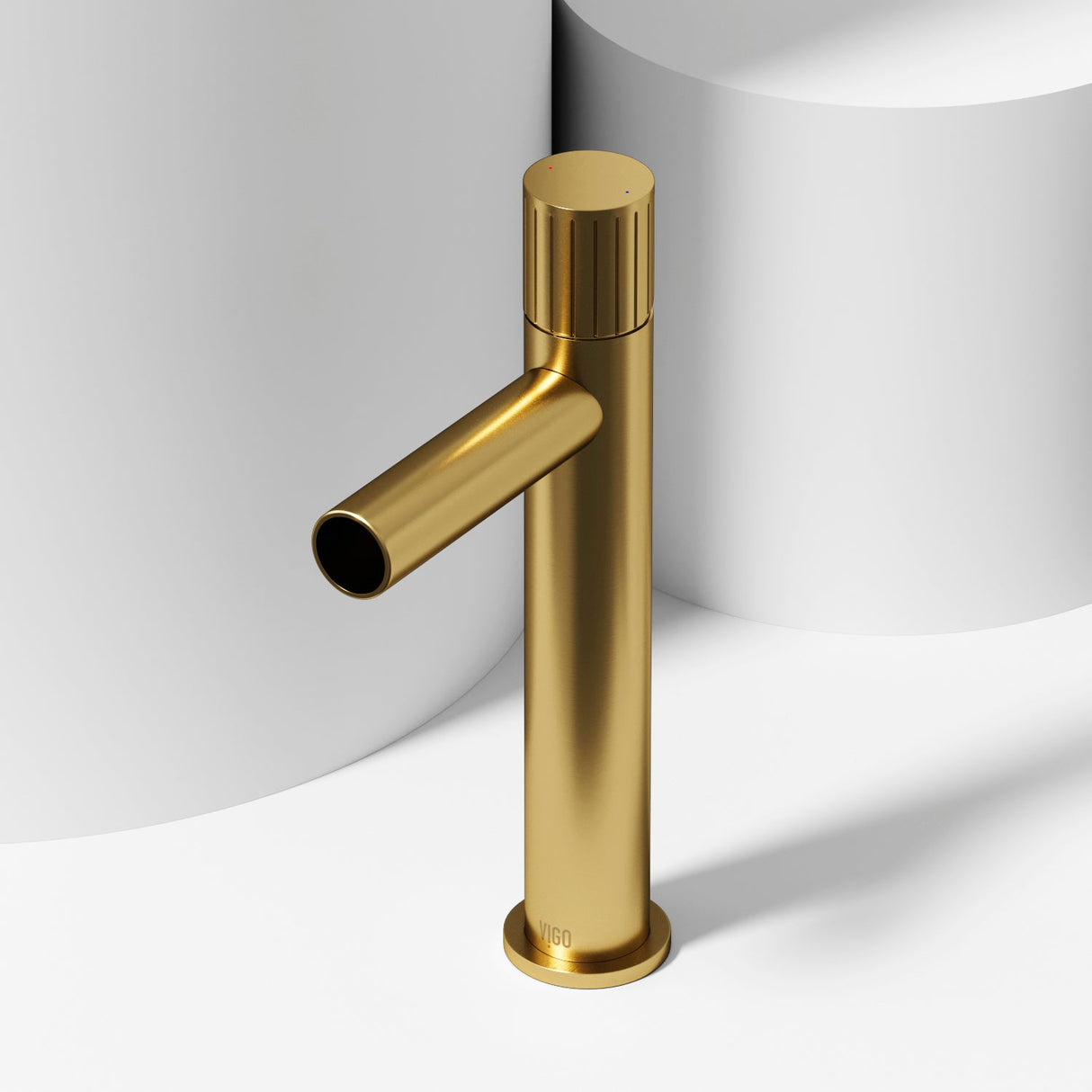 VIGO Ashford Vessel Bathroom Faucet in Matte Brushed Gold VG03034MG