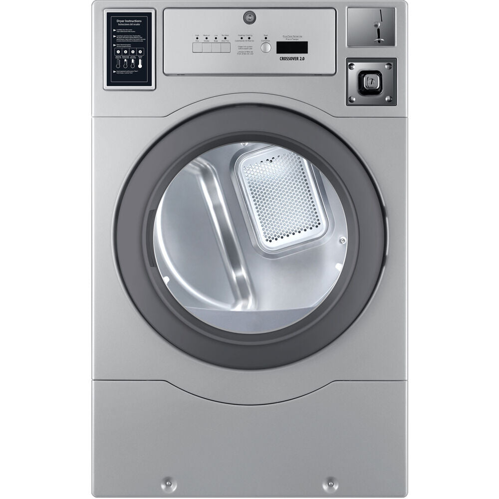 Crossover DLHF0817EC2 7.0 CF Commercial Electric Dryer, 22+lb Capacity, OPL/Card/Coin Rdy