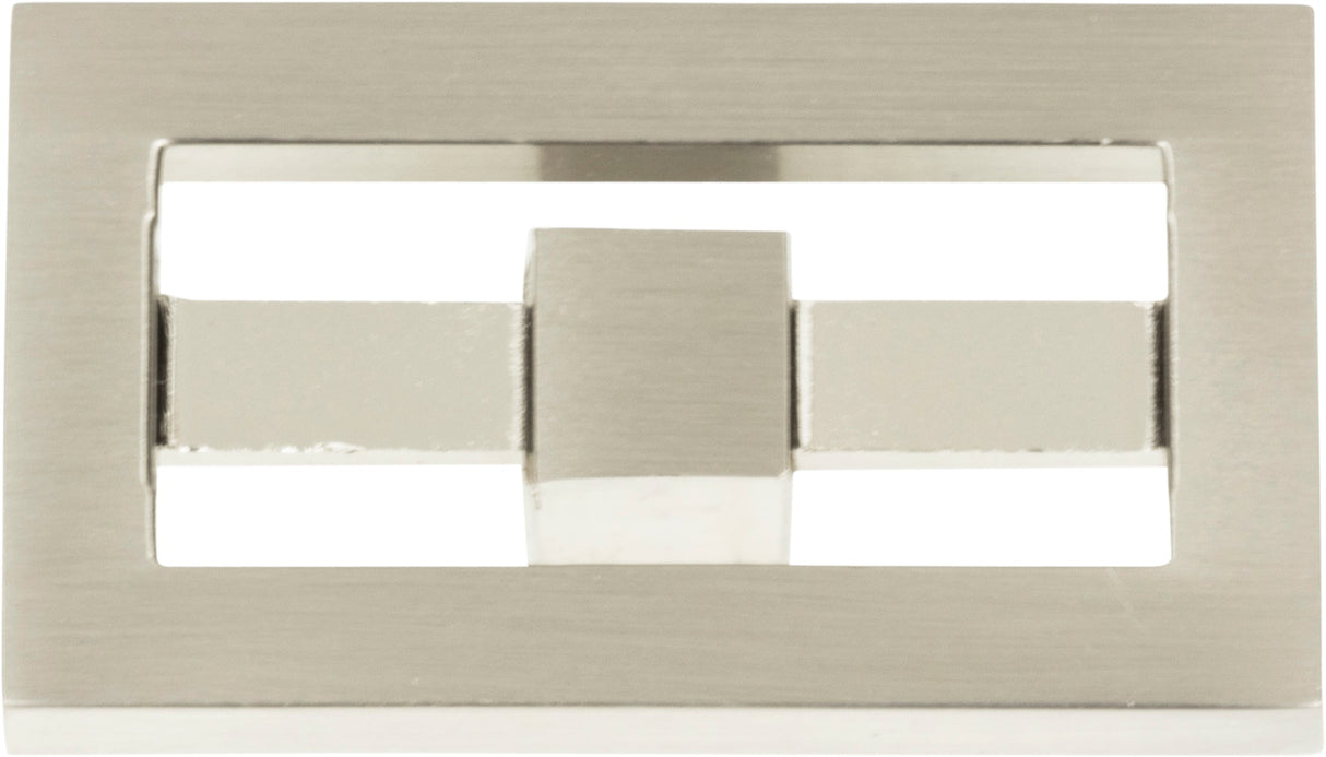 Atlas Homewares Nobu Rectangle Knob 1 3/4 Inch Brushed Nickel