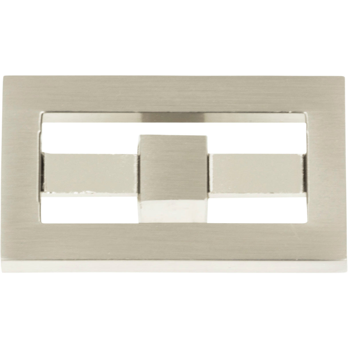 Atlas Homewares Nobu Rectangle Knob 1 3/4 Inch Brushed Nickel