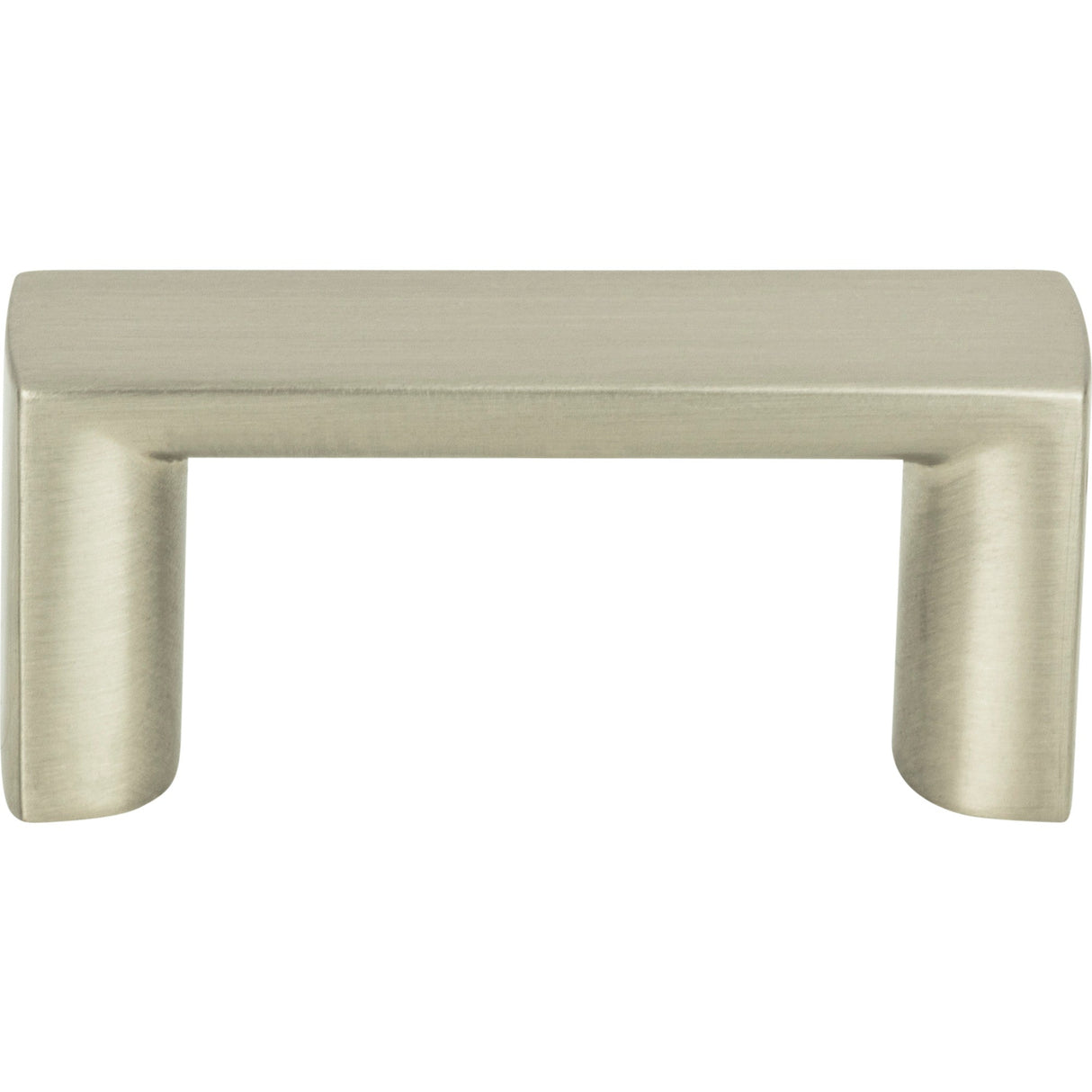 Atlas Homewares Tableau Squared Pull 1 7/16 Inch (c-c) Brushed Nickel