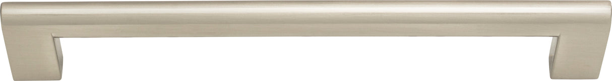 Atlas Homewares Round Rail Pull 7 9/16 Inch (c-c) Brushed Nickel