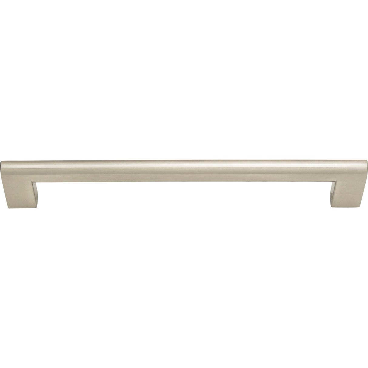 Atlas Homewares Round Rail Pull 7 9/16 Inch (c-c) Brushed Nickel