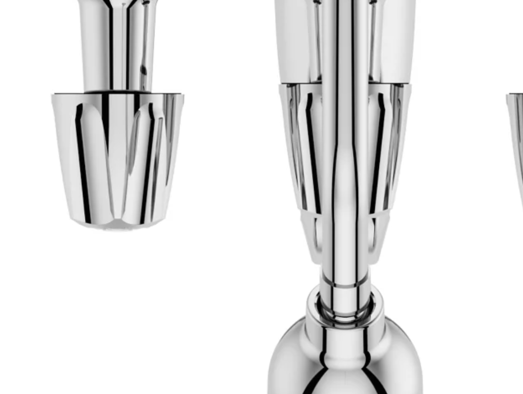 Polished Chrome Pfister 3-handle Tub & Shower Faucet LG01-1120