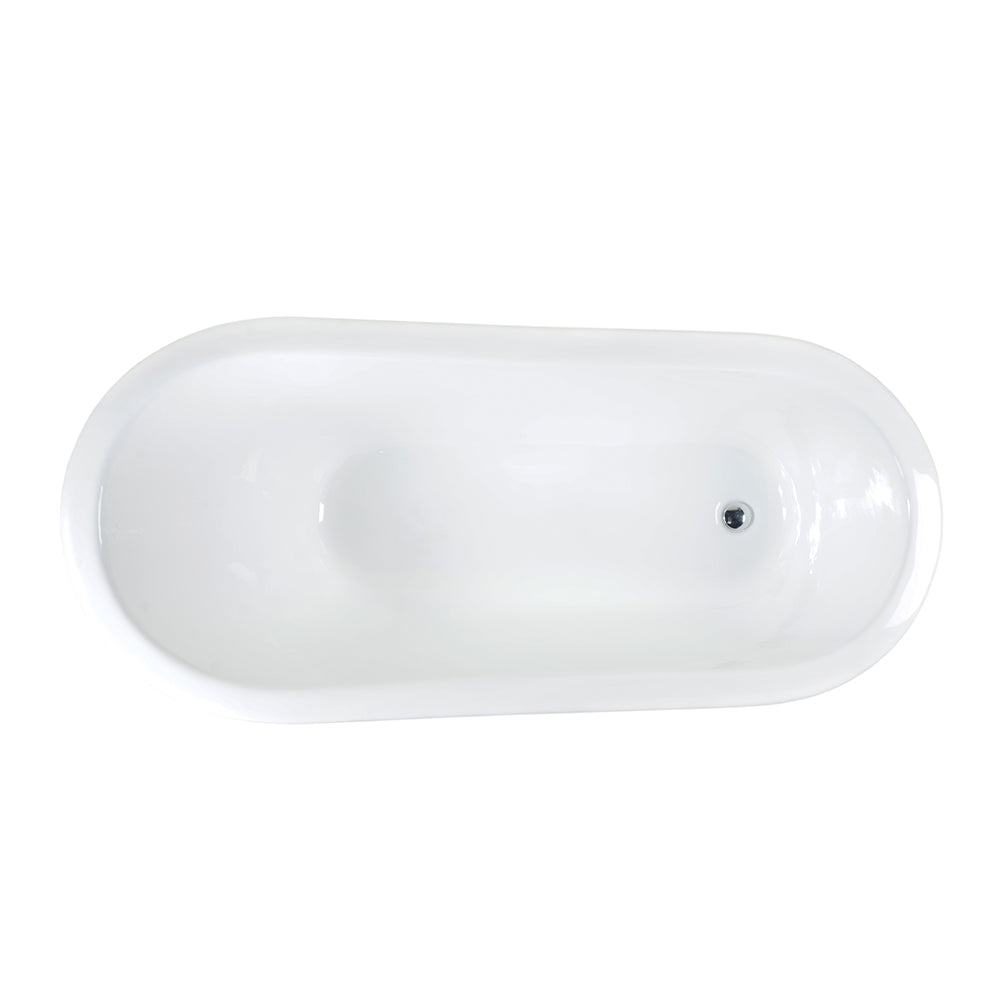 Giselle 57" Cast Iron Slipper Tub